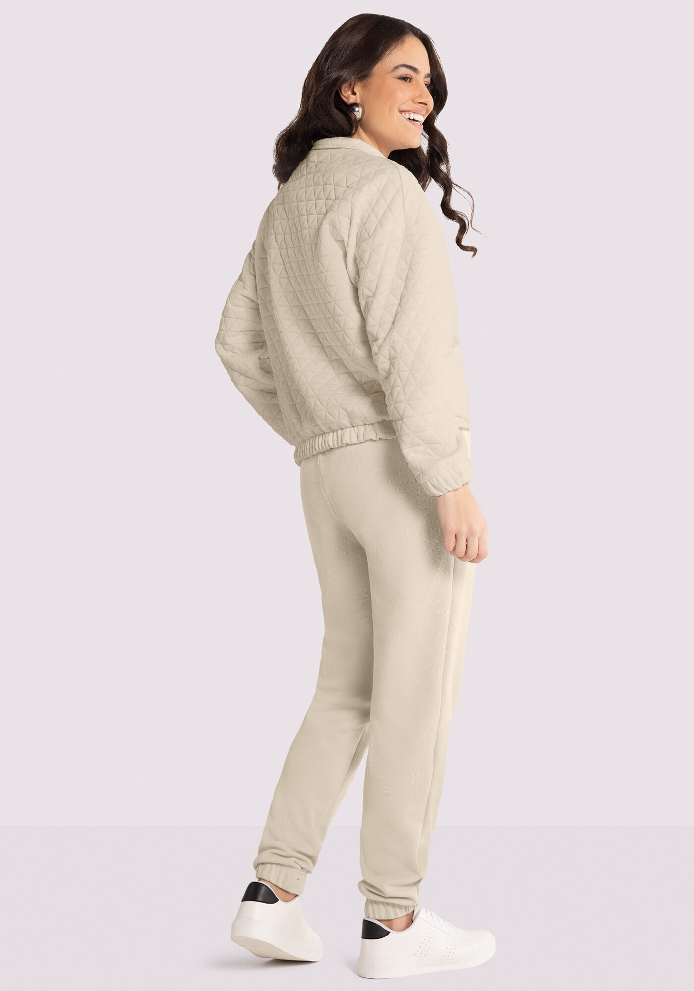 Jaqueta bomber cheap matelassê
