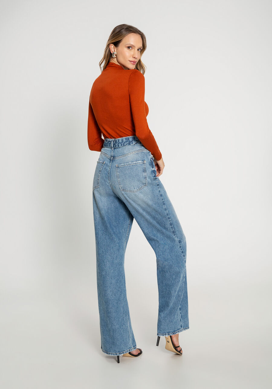 Blusa Básica Com Mangas Longas E Gola Alta Em Malha, . Blusa Básica Com Mangas Longas E Gola Alta Em Malha, , large.