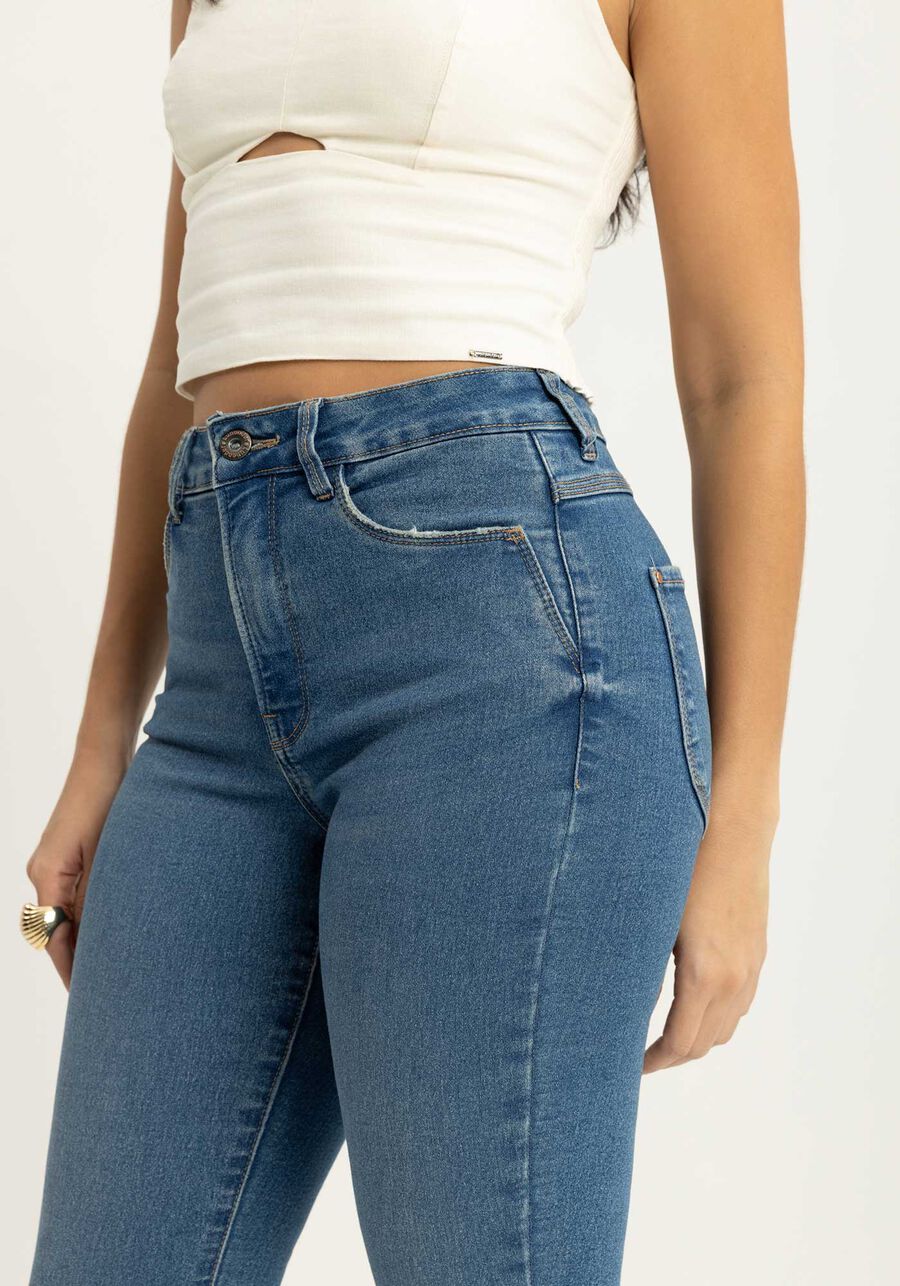 Calça Skinny Jeans Redux Com Cintura Alta E Pala Coração, . Calça Skinny Jeans Redux Com Cintura Alta E Pala Coração, , large.