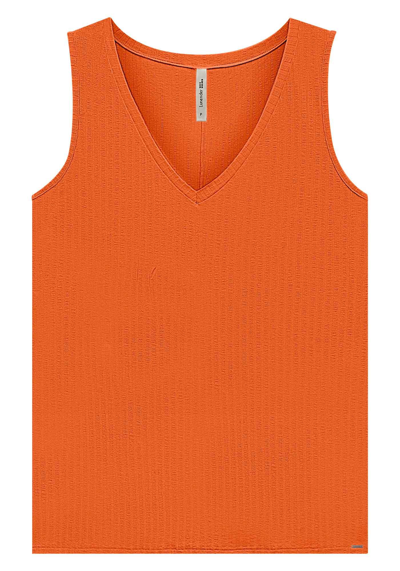 Blusa Regata Canelada De Al&ccedil;as Largas Em Malha De Viscose, , large.