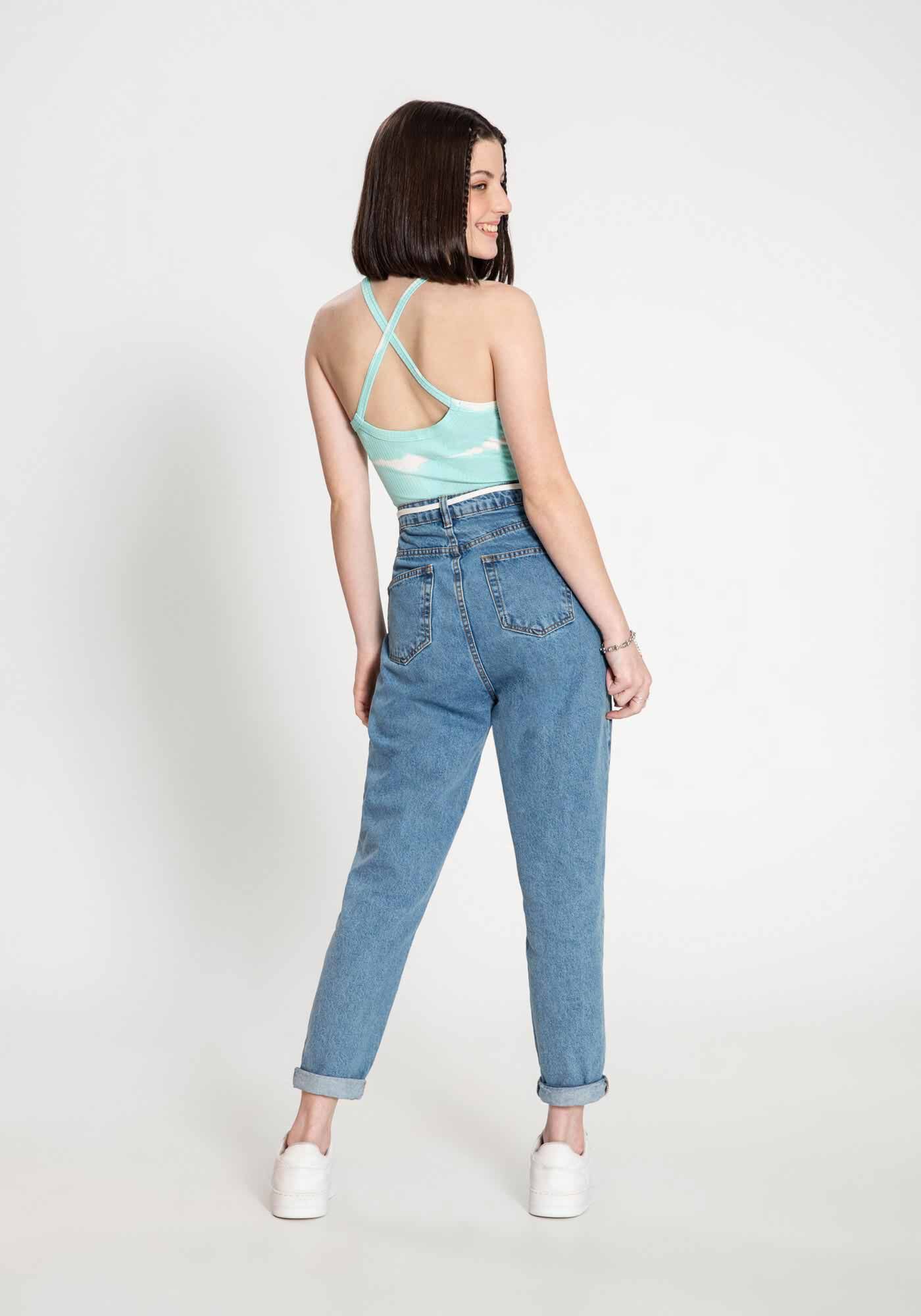 Body com Al&ccedil;as em Malha Canelada, VERDE FRESHNESS, large.