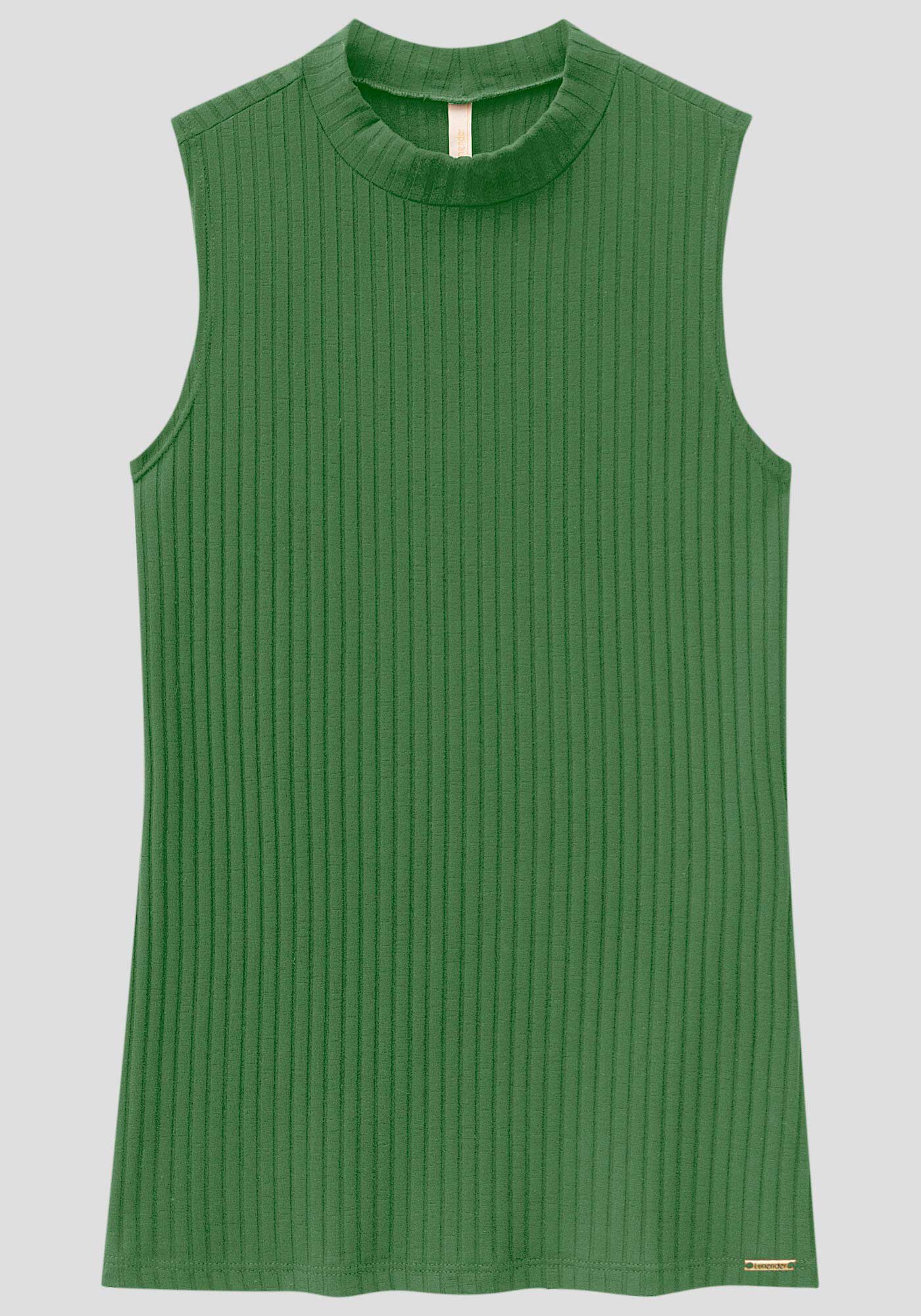 Blusa Regata B&aacute;sica Em Malha Canelada Respons&aacute;vel, , large.