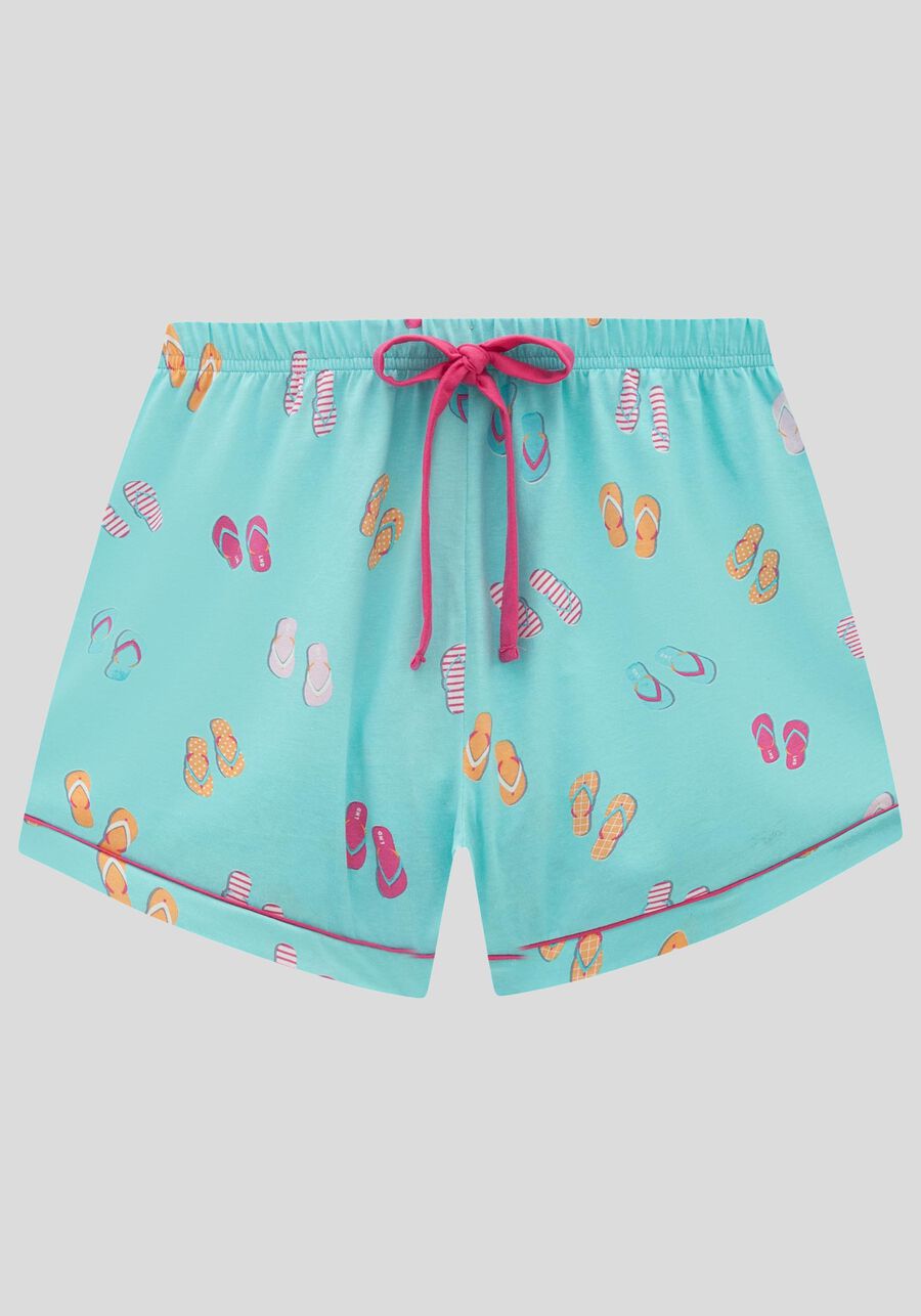 Pijama Curto Plus Size em Malha Estampado, . Pijama Curto Plus Size em Malha Estampado, , large.