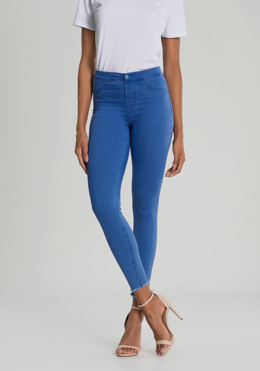 Calça Jeans Skinny Cropped Fit For Me Eco, JEANS. Calça Jeans Skinny Cropped Fit For Me Eco, JEANS, large.