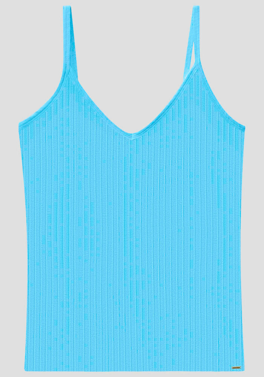 Blusa Regata Básica De Alças Finas Em Malha Canelada, . Blusa Regata Básica De Alças Finas Em Malha Canelada, , large.