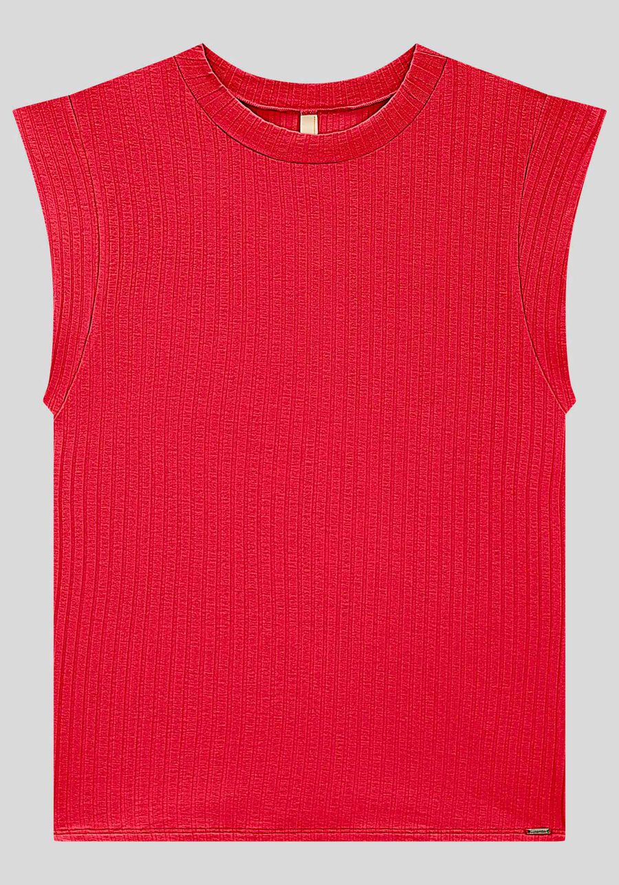 Blusa Regata Muscle Tee Básica Em Malha Canelada, . Blusa Regata Muscle Tee Básica Em Malha Canelada, , large.