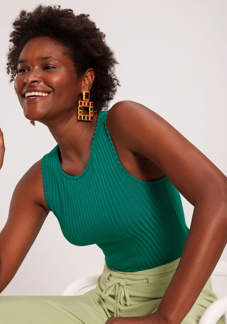 Blusa Cropped Canelada Com Decote Redondo Malha De Viscose, . Blusa Cropped Canelada Com Decote Redondo Malha De Viscose, , large.