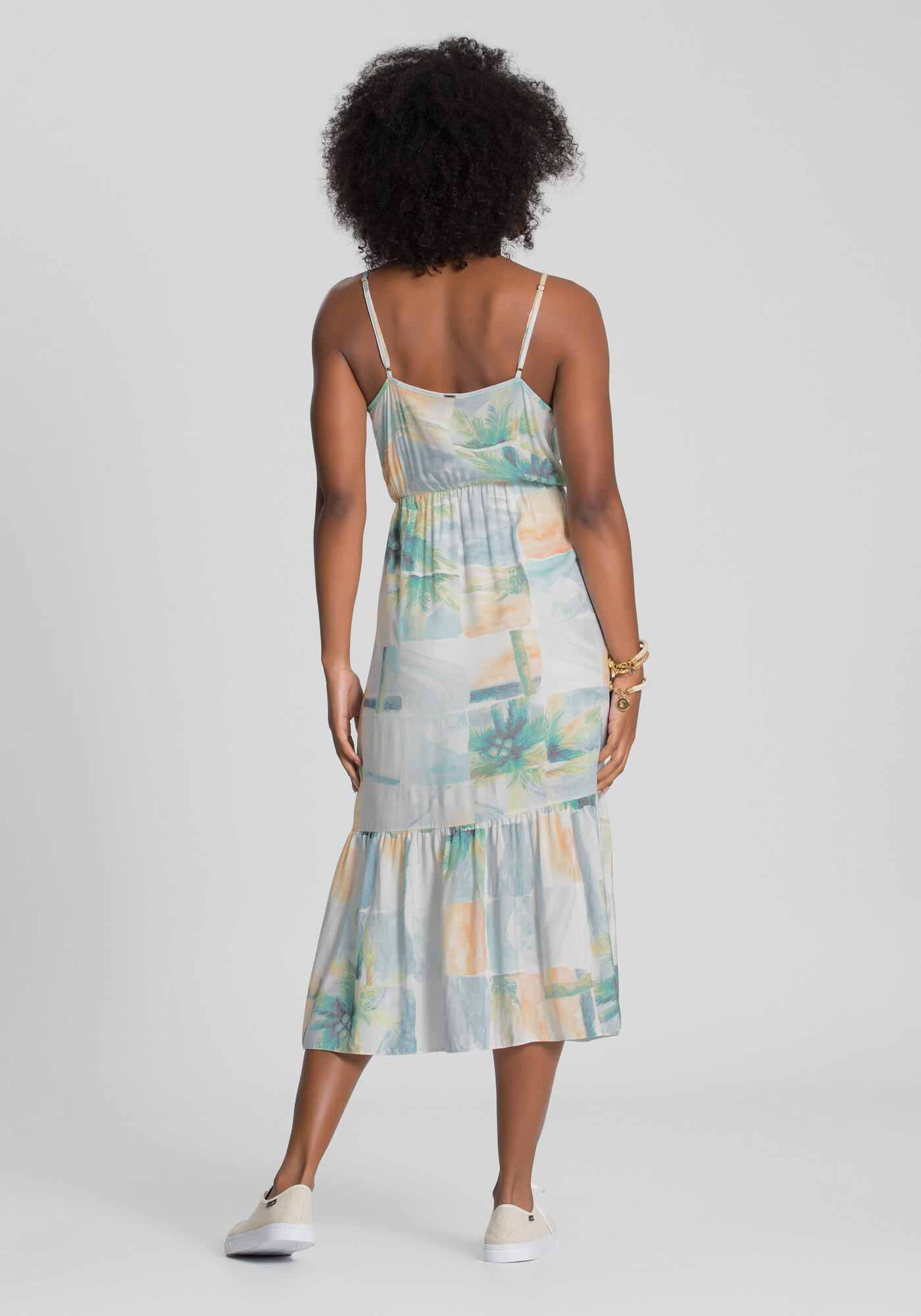 Vestido Midi Rayon Estampado, , large.