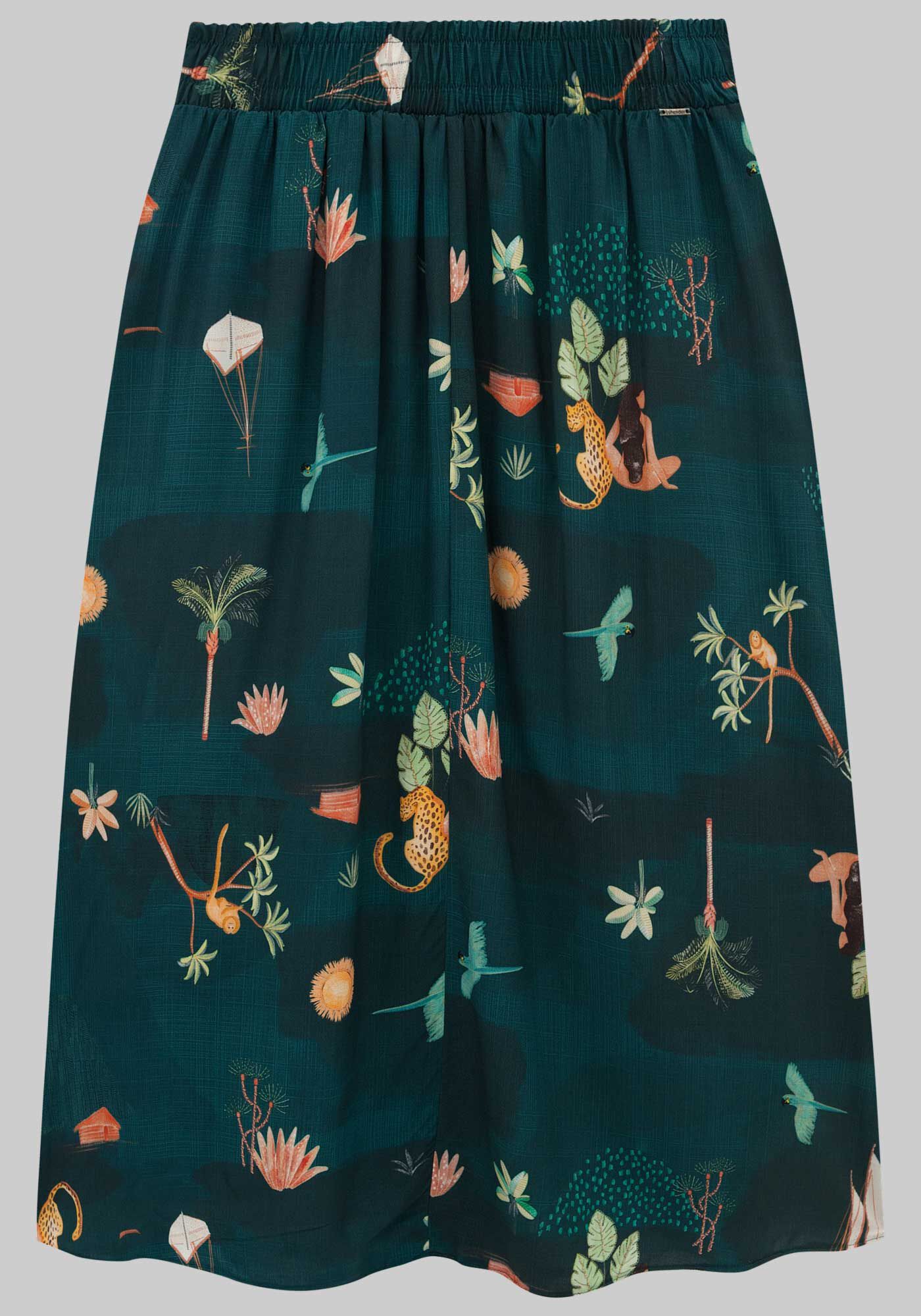 Saias de hotsell viscose estampada