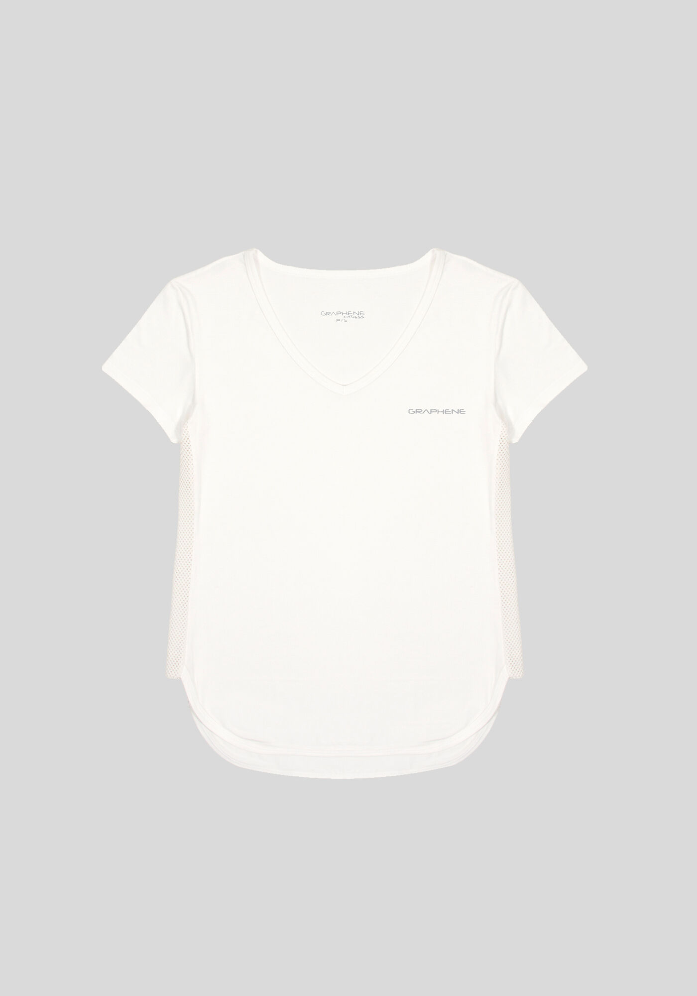 Blusa Mullet De Mangas Curtas Com Recortes Laterais Em Tela, , large.