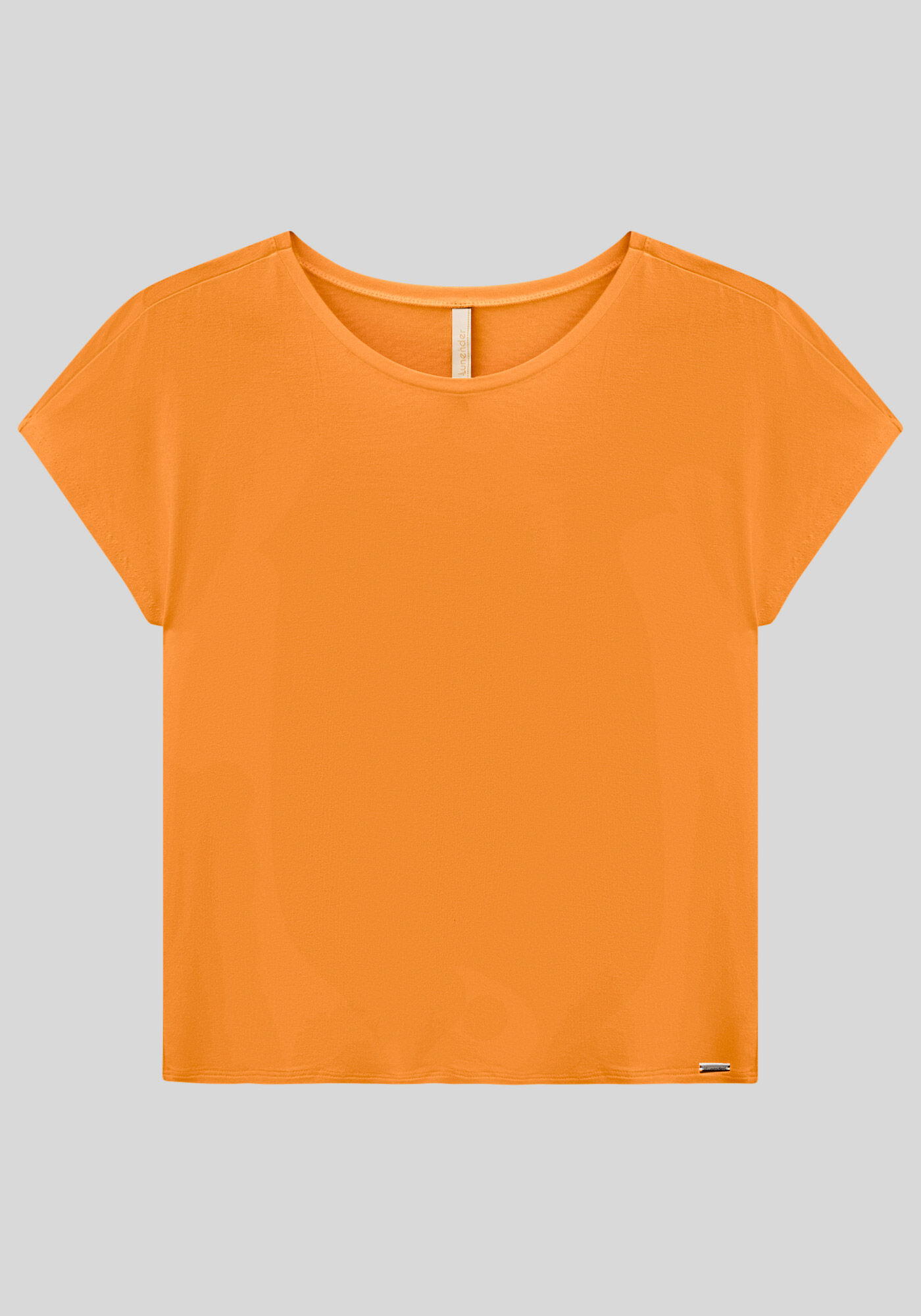 Blusa Lisa B&aacute;sica Em Malha De Viscose Com Elastano, , large.