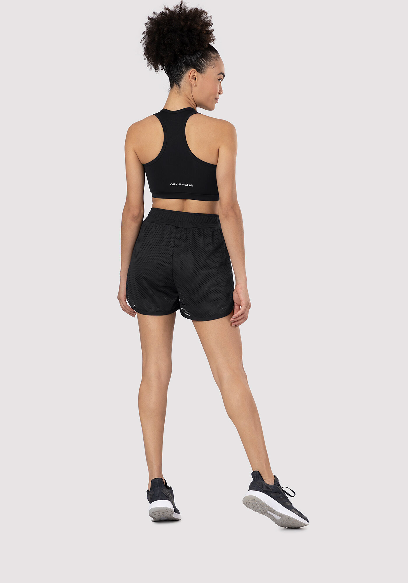 Top Nadador Com Prote&ccedil;&atilde;o UV E Bojo Remov&iacute;vel Malha Poliamida, PRETO REATIVO, large.