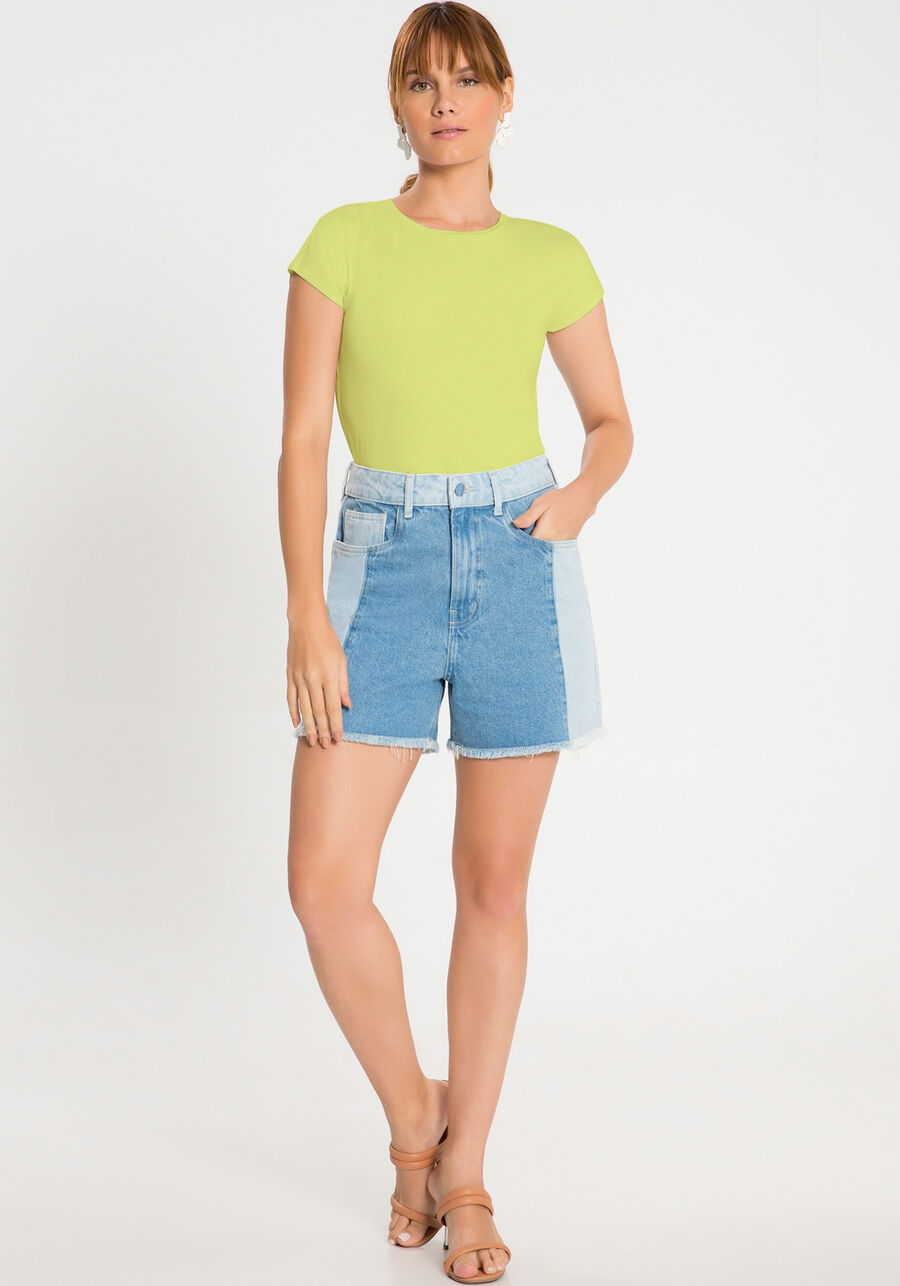 Blusa Lisa Básica Em Malha De Viscose Com Elastano, . Blusa Lisa Básica Em Malha De Viscose Com Elastano, , large.