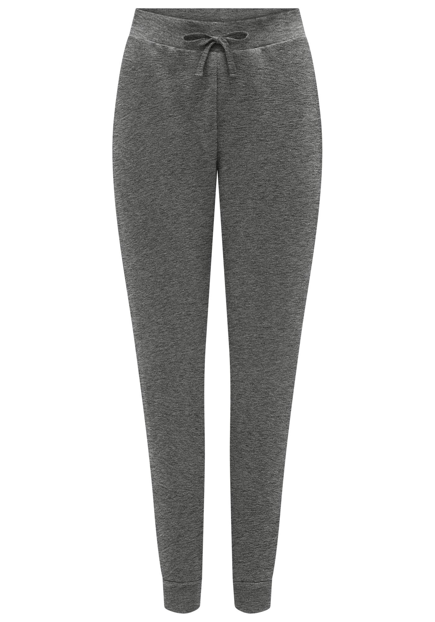 Cal&ccedil;a Jogging Com Cadar&ccedil;o Em Malha De Moletom Felpado, , large.