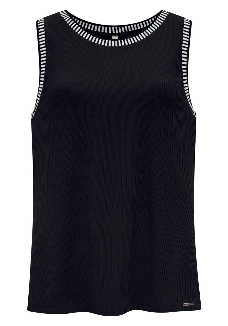 Blusa Regata Com Gola Redonda E Retilínea Em Malha Canelada, . Blusa Regata Com Gola Redonda E Retilínea Em Malha Canelada, , large.