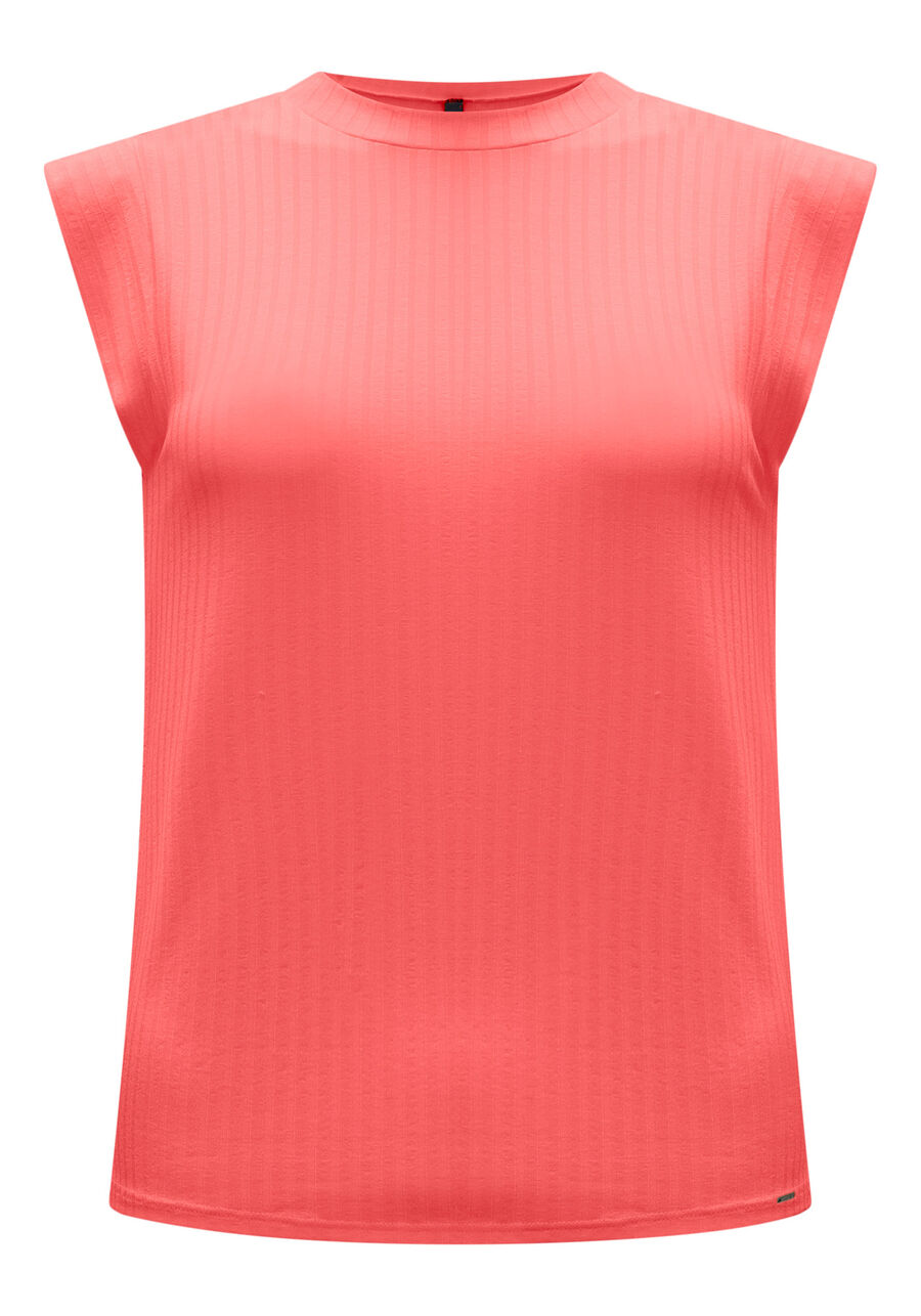 Blusa Regata Muscle Tee Básica Em Malha Canelada, . Blusa Regata Muscle Tee Básica Em Malha Canelada, , large.