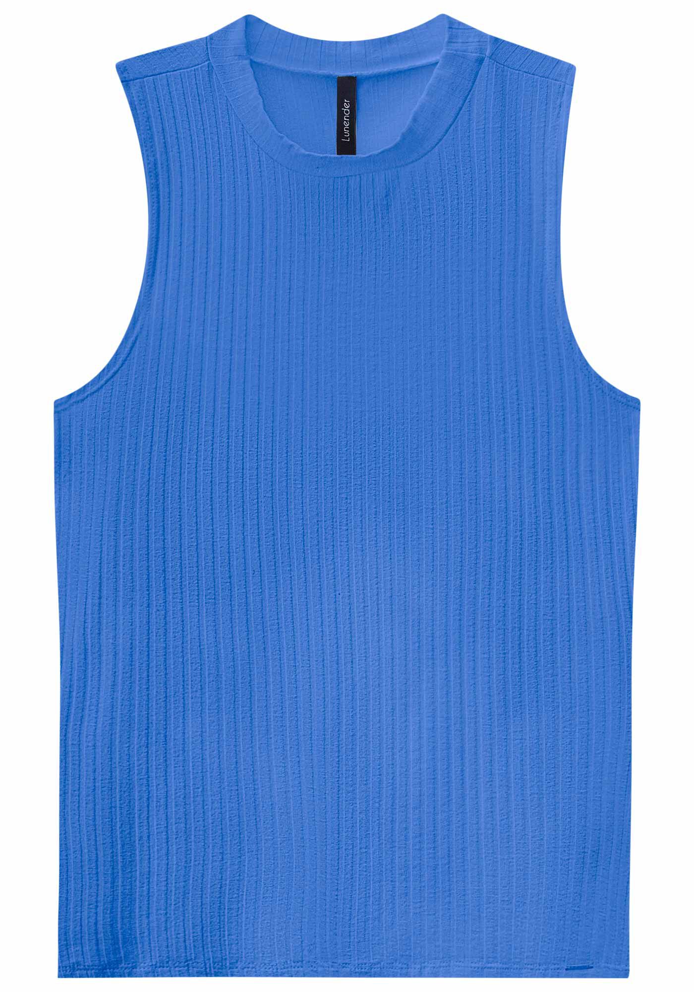 Blusa Regata B&aacute;sica Em Malha Canelada Respons&aacute;vel, , large.