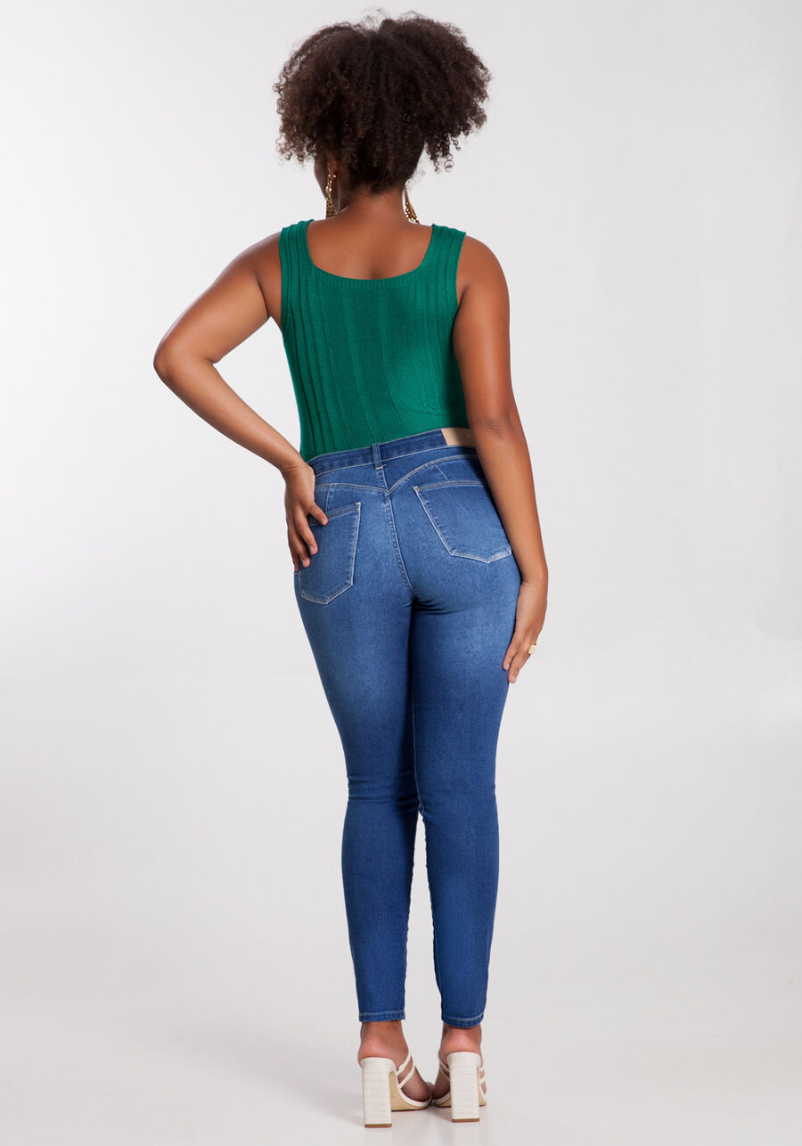 Calça Jeans Skinny Chapa Barriga com Cintura Média, . Calça Jeans Skinny Chapa Barriga com Cintura Média, , large.