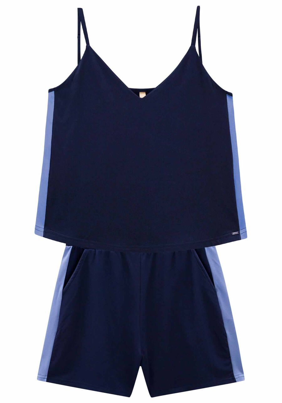 Conjunto Blusa e Shorts Moletom Viscose, MARINHO ACTION. Conjunto Blusa e Shorts Moletom Viscose, MARINHO ACTION, large.