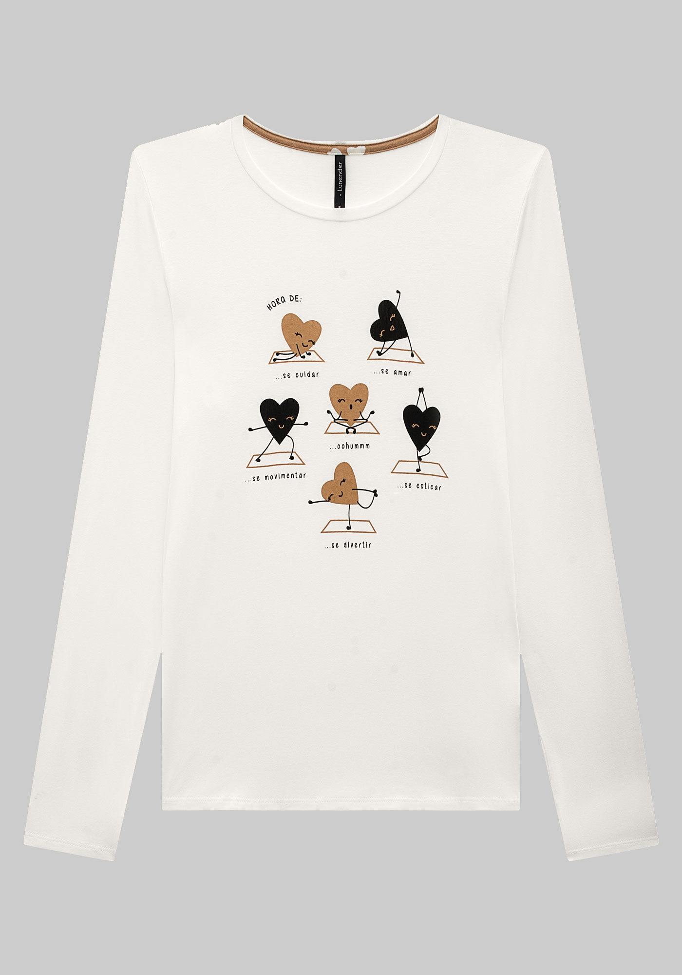 Pijama Longo Plus Size em Malha Viscose Estampado, , large.