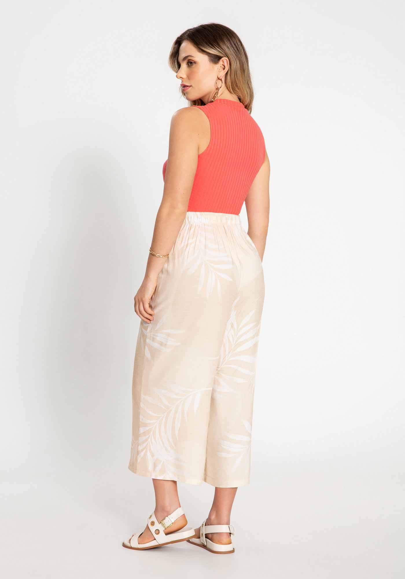 Blusa Regata B&aacute;sica Em Malha Canelada Respons&aacute;vel, , large.