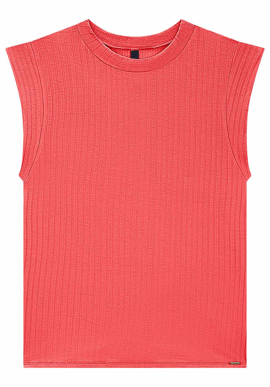 Blusa Regata Muscle Tee Básica Em Malha Canelada, . Blusa Regata Muscle Tee Básica Em Malha Canelada, , large.