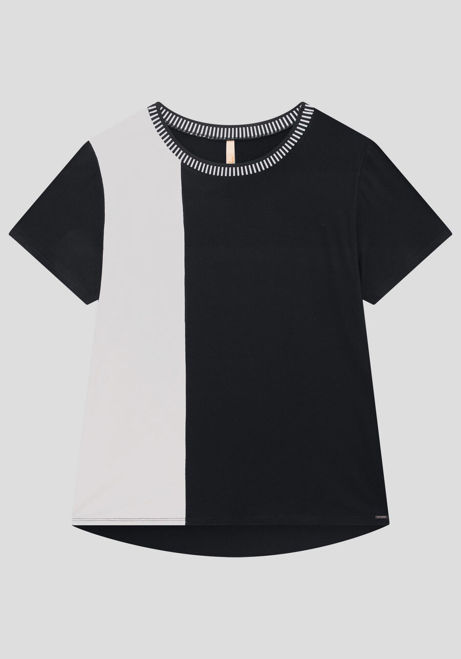 Blusa Plus Size em Malha Viscose com Recortes, . Blusa Plus Size em Malha Viscose com Recortes, , large.