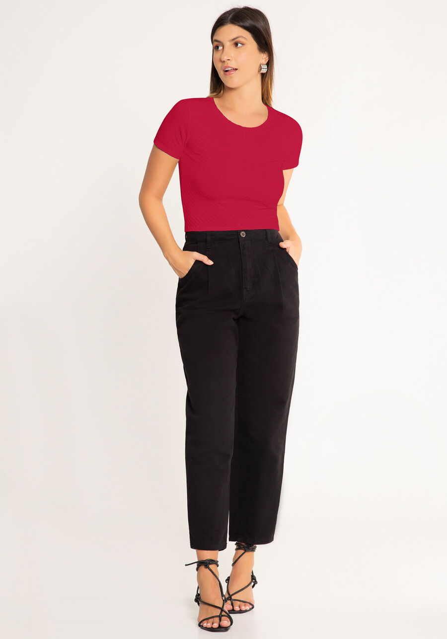 Blusa Cropped Com Recorte Frontal Em Malha Canelada, . Blusa Cropped Com Recorte Frontal Em Malha Canelada, , large.