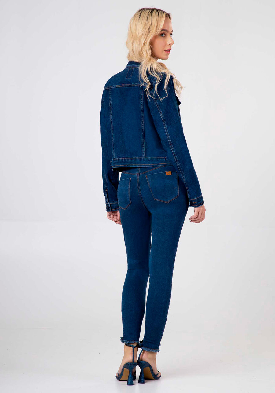 Jaqueta Jeans com Elastano com Bolso Interno, . Jaqueta Jeans com Elastano com Bolso Interno, , large.