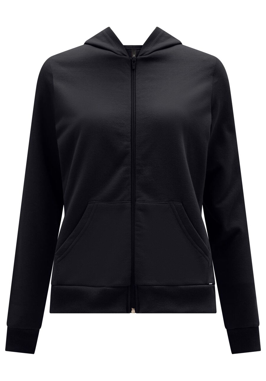 Jaqueta Básica em Moletom com Capuz, . Jaqueta Básica em Moletom com Capuz, , large.