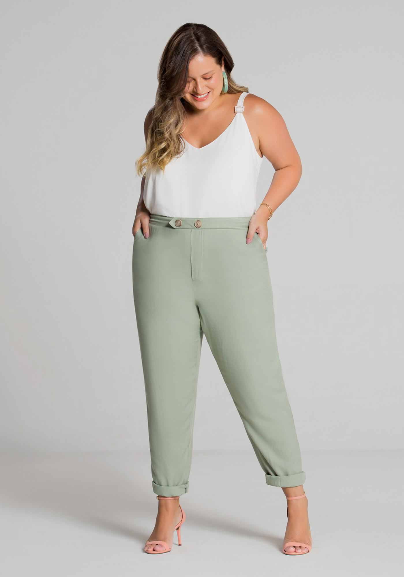 Calça lunender plus size discount