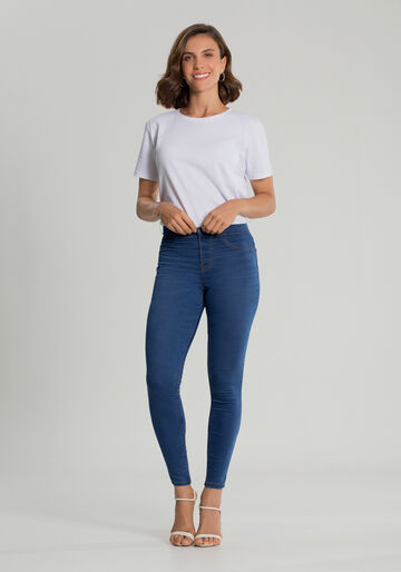 Calça Jeans Skinny Cropped Fit For Me Eco, JEANS, large.