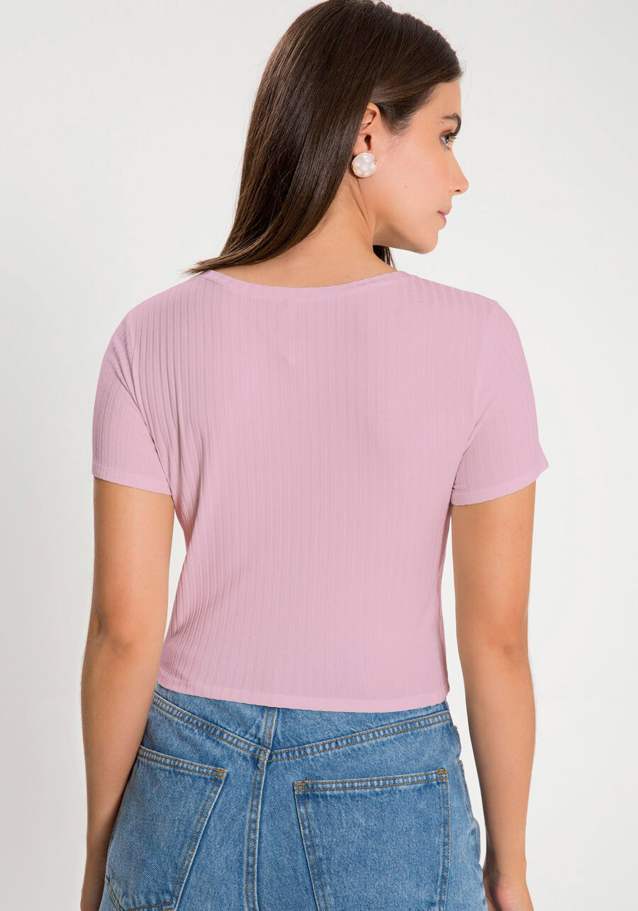 Blusa Cropped Com Recorte Frontal Em Malha Canelada, . Blusa Cropped Com Recorte Frontal Em Malha Canelada, , large.