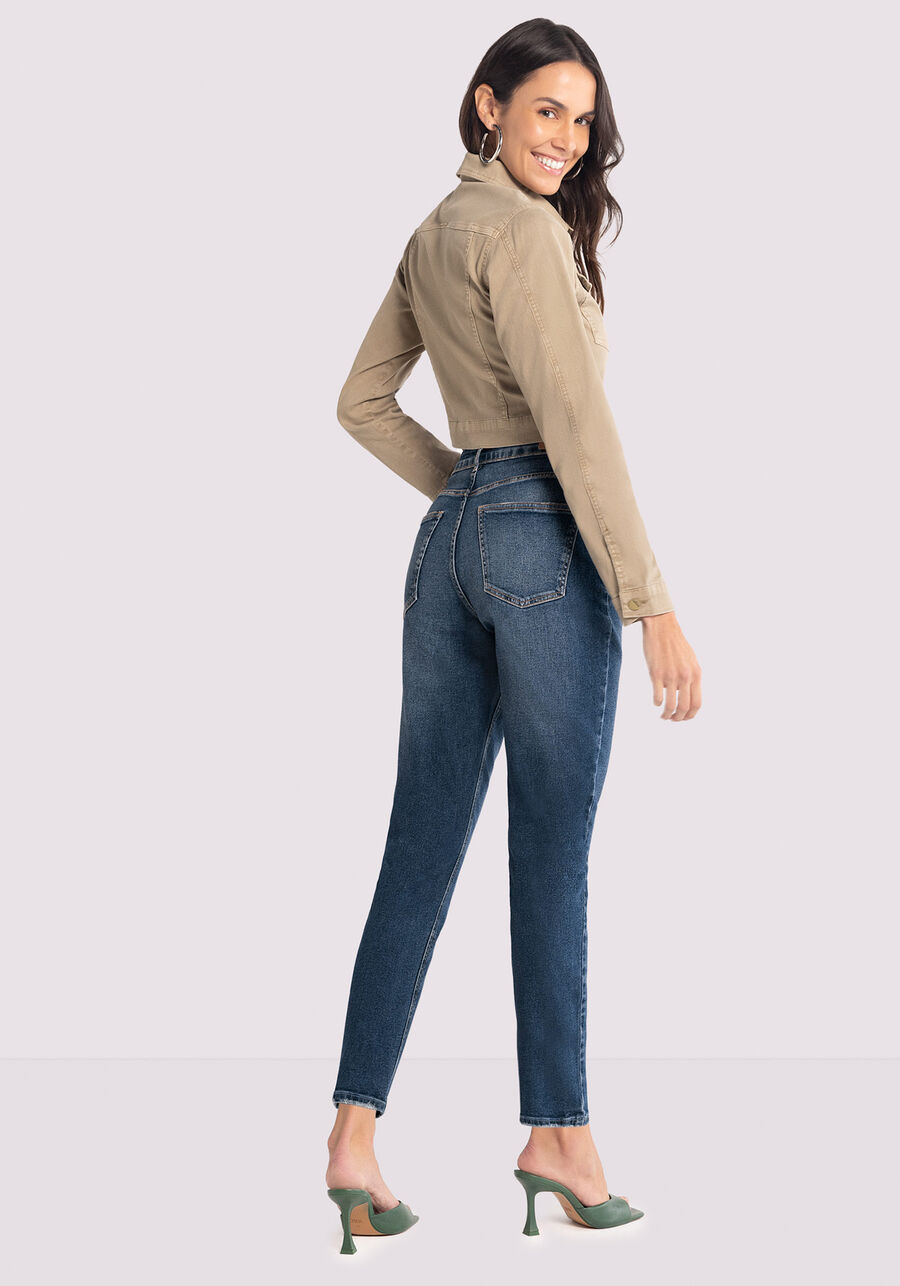 Jaqueta Sarja Cotelê Cropped com Bolso Interno, . Jaqueta Sarja Cotelê Cropped com Bolso Interno, , large.