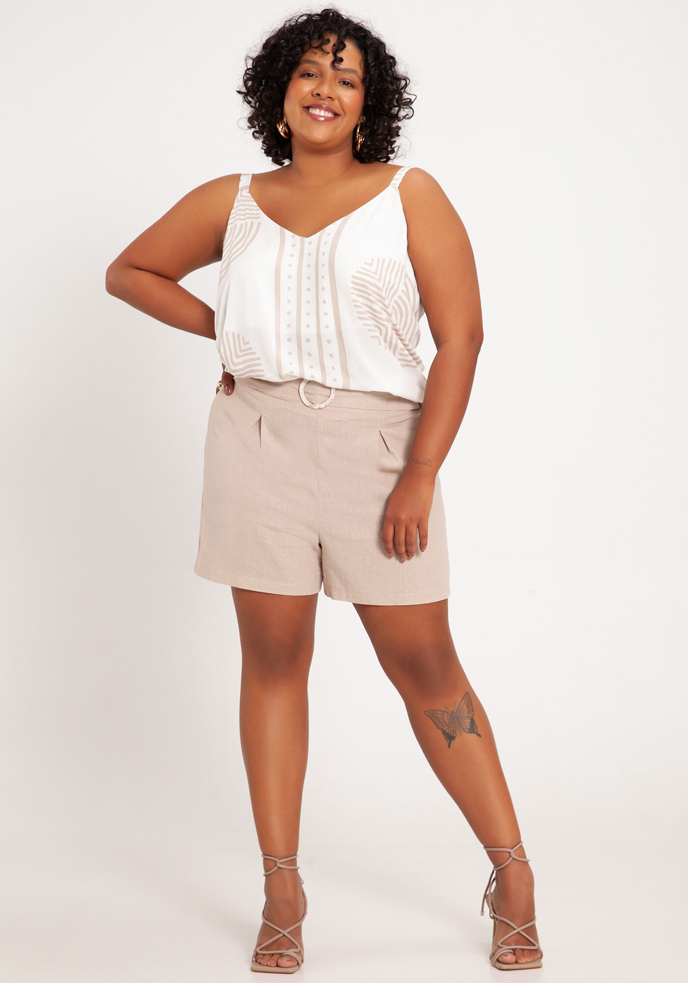 Blusinha branca plus size on sale