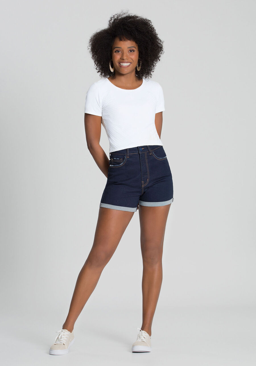 Blusa Cropped Com Recorte Frontal Em Malha Canelada, . Blusa Cropped Com Recorte Frontal Em Malha Canelada, , large.