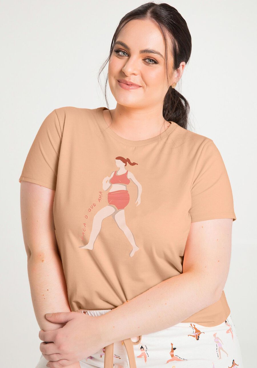 Pijama Curto Plus Size em Malha Estampado, . Pijama Curto Plus Size em Malha Estampado, , large.