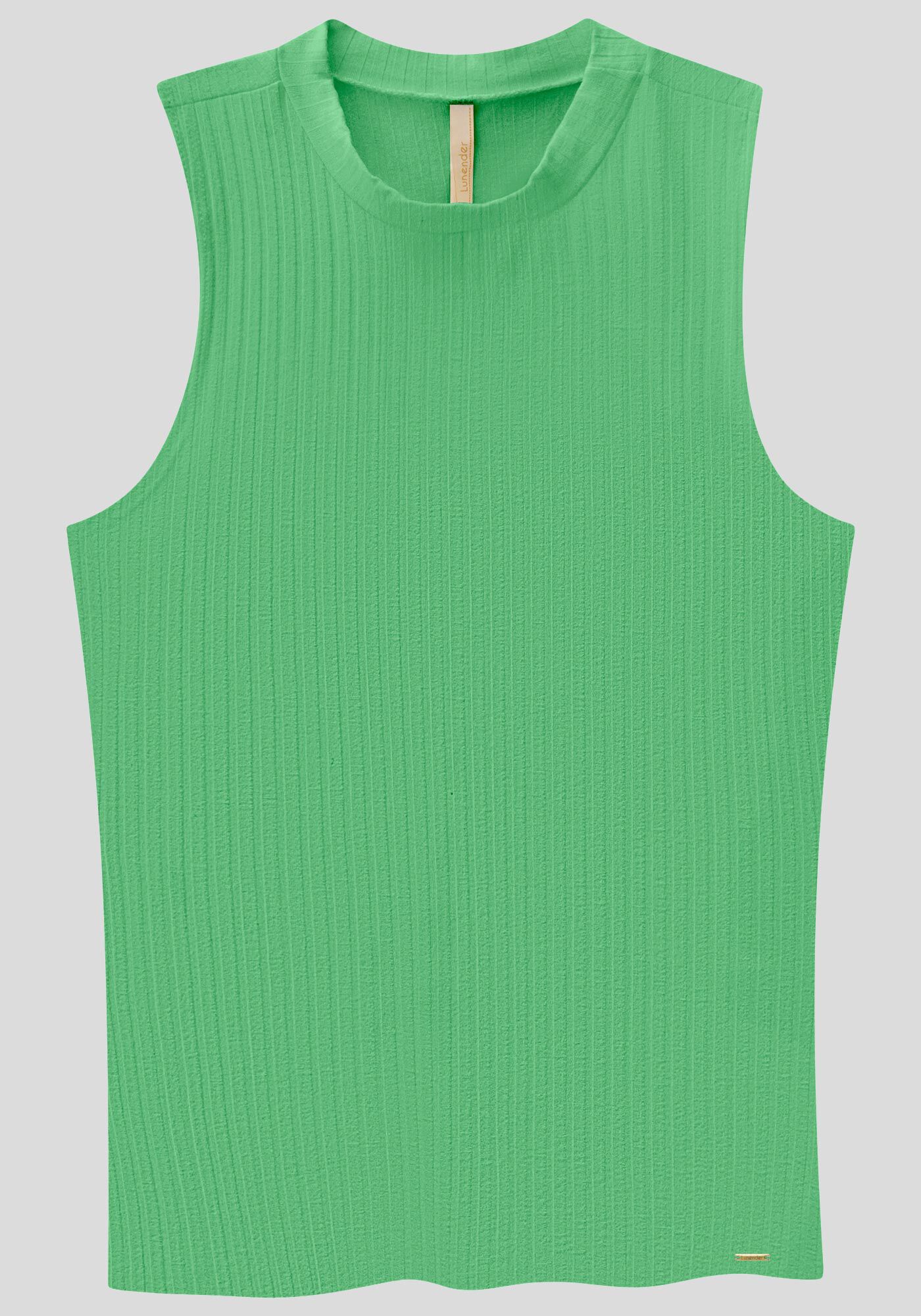 Blusa Regata B&aacute;sica Em Malha Canelada Respons&aacute;vel, , large.