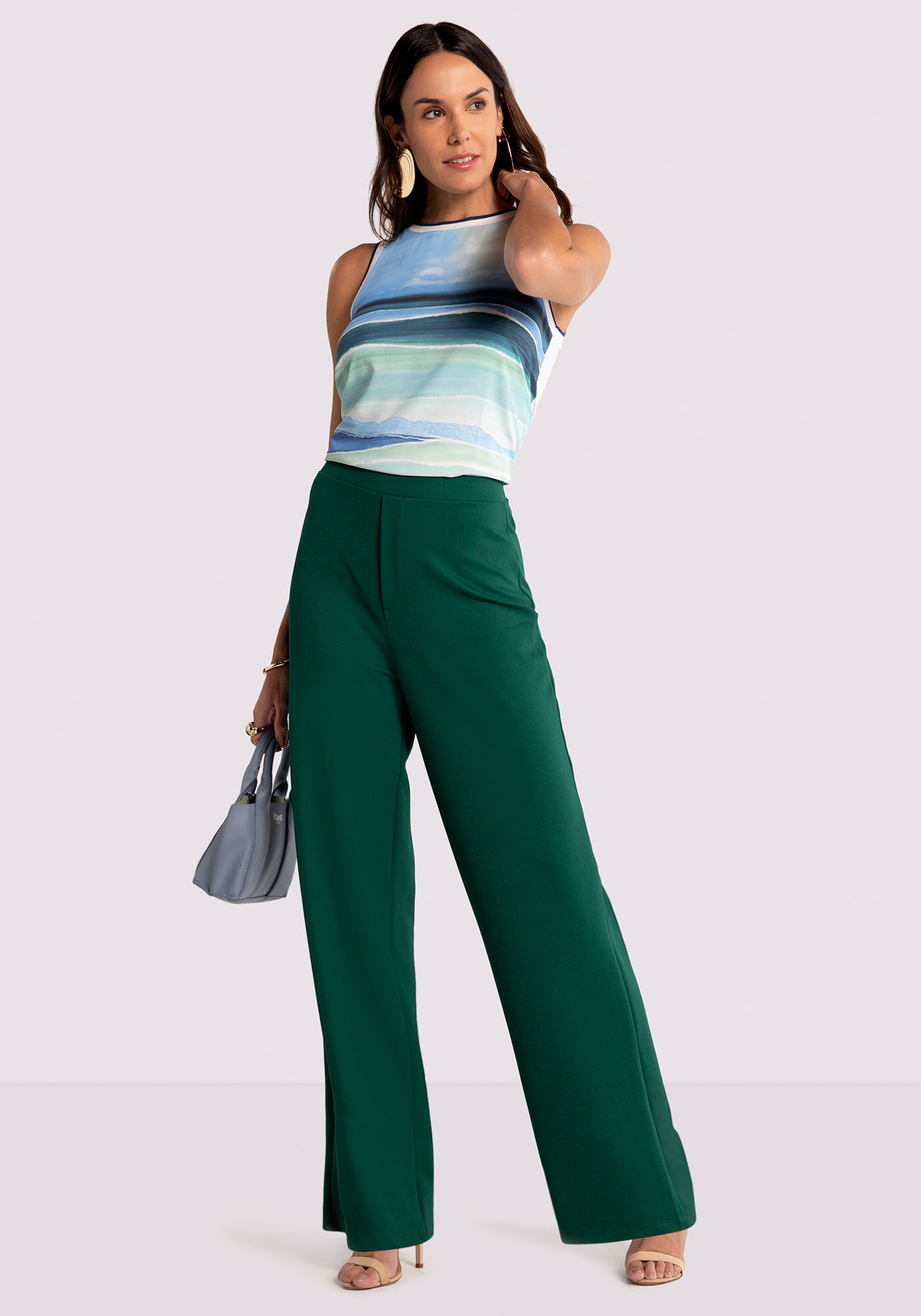 Regata Estampada com Retil&iacute;nea, , large.