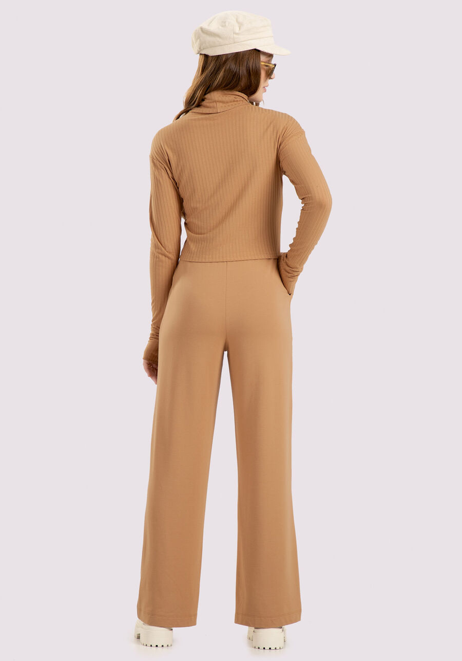 Blusa Manga Longa Juvenil Canelada com Detalhe Gola, . Blusa Manga Longa Juvenil Canelada com Detalhe Gola, , large.