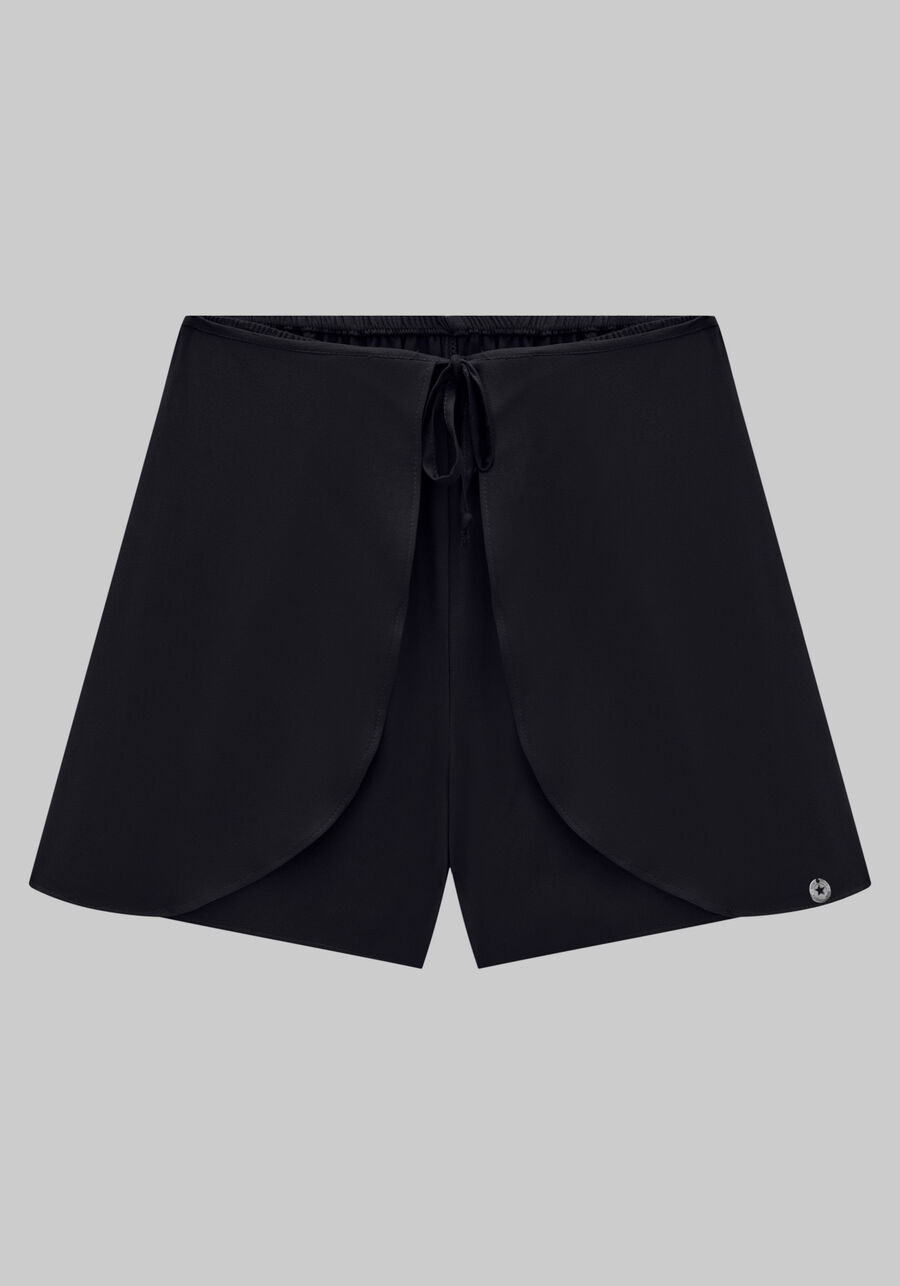 Shorts-Saia Juvenil com Recorte Sobreposto, . Shorts-Saia Juvenil com Recorte Sobreposto, , large.