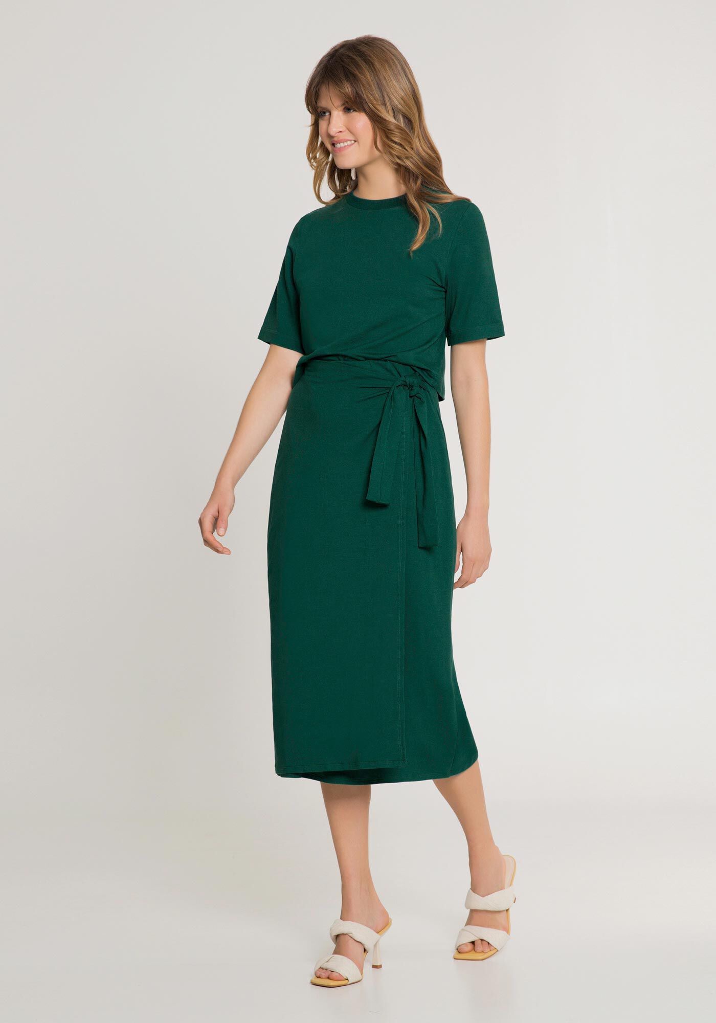 Blusa Cropped em Moletom Viscose B&aacute;sica, , large.