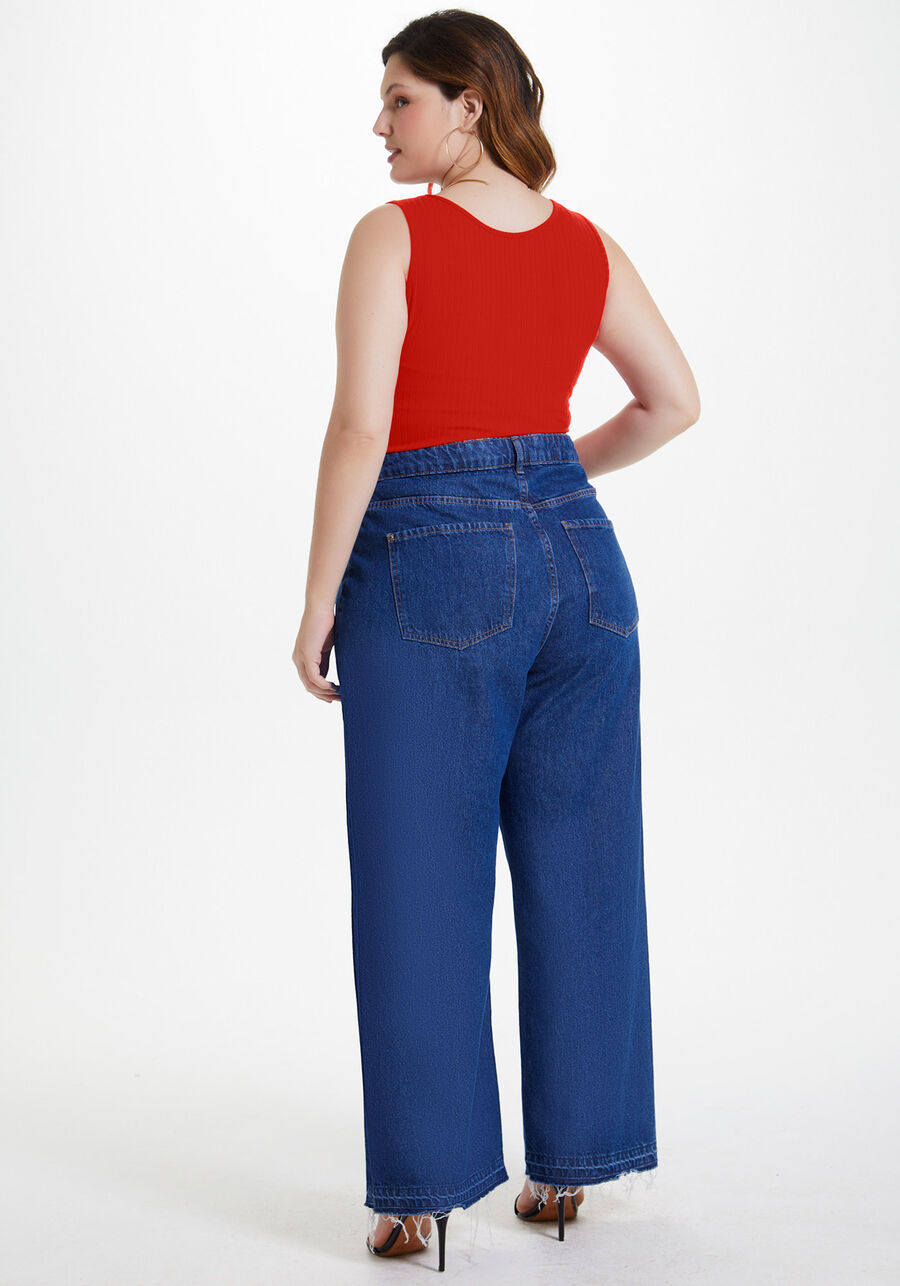 Blusa Regata Lisa Canelada Com Decote Redondo, VERMELHO STOP SIGN. Blusa Regata Lisa Canelada Com Decote Redondo, VERMELHO STOP SIGN, large.