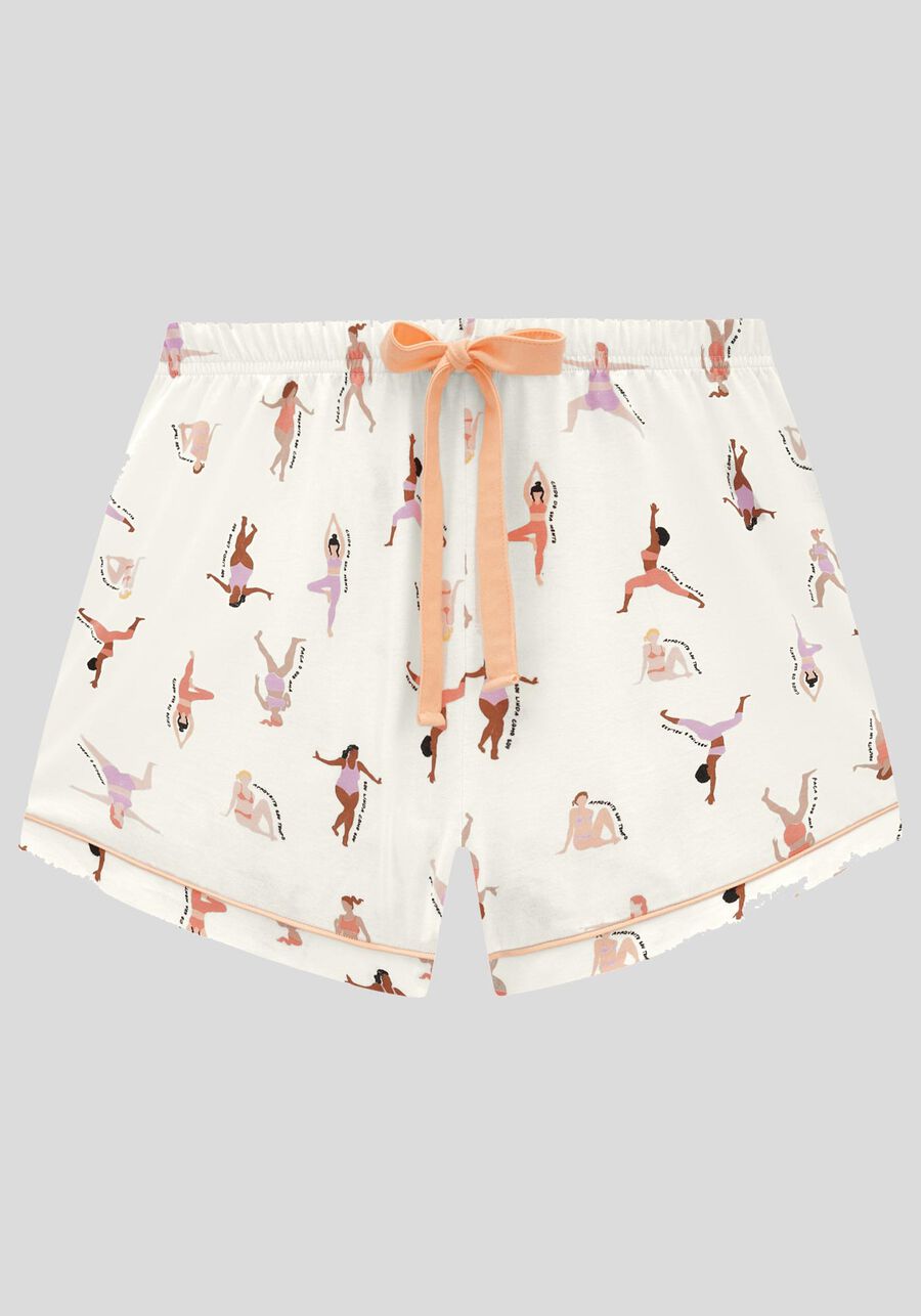 Pijama Curto Plus Size em Malha Estampado, . Pijama Curto Plus Size em Malha Estampado, , large.