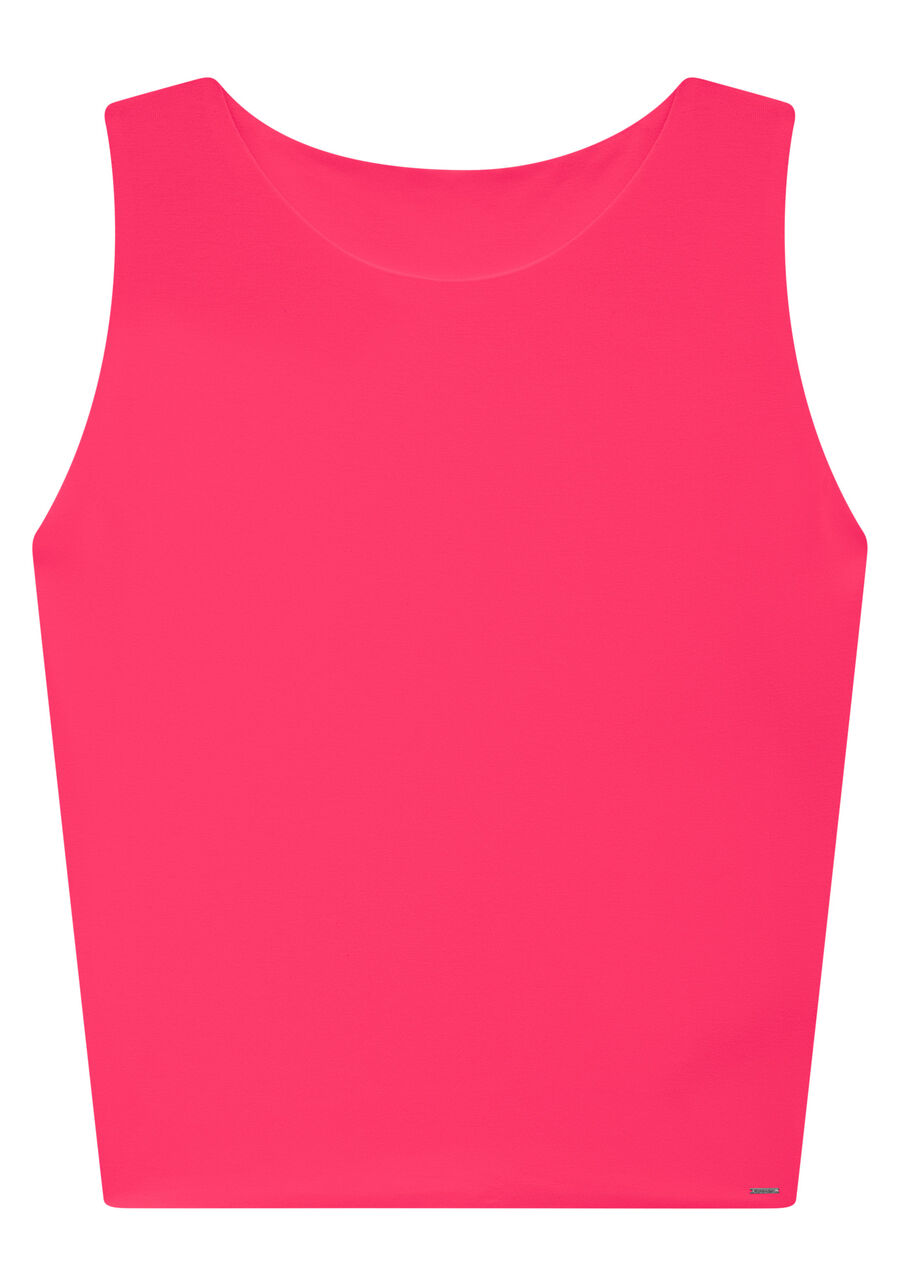 Blusa Cropped Básica Com Decote Redondo Em Malha De Viscose, . Blusa Cropped Básica Com Decote Redondo Em Malha De Viscose, , large.