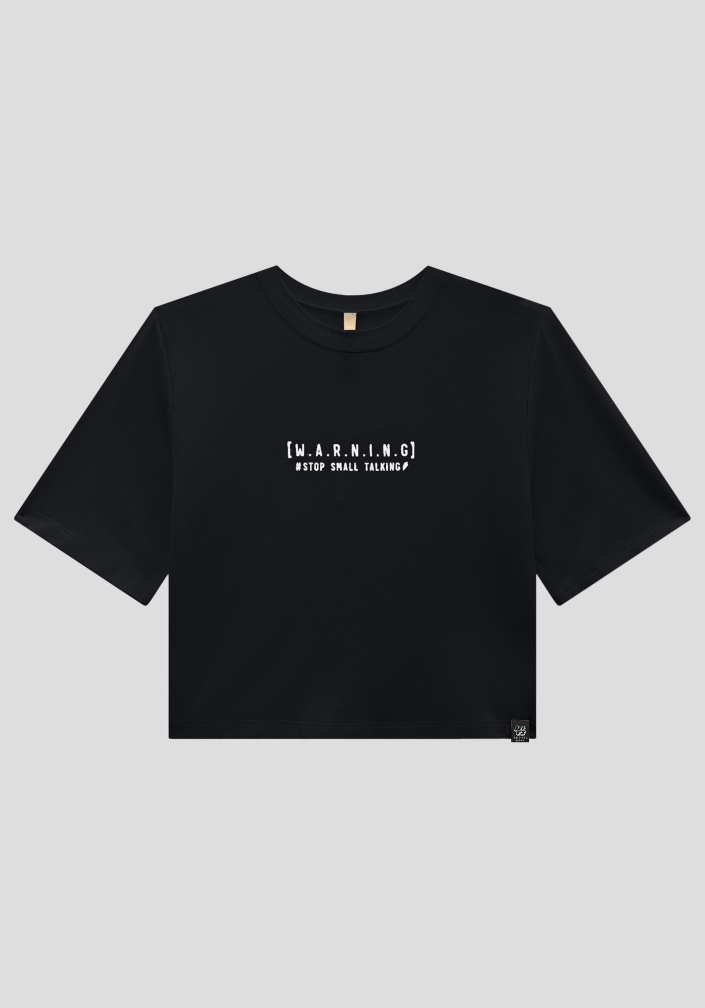 T-shirt Juvenil Ampla em Malha com Estampa, , large.