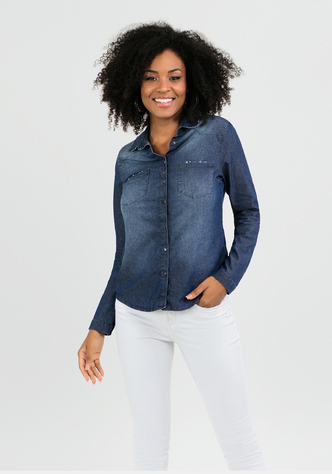 Camisa jeans lunender 2025