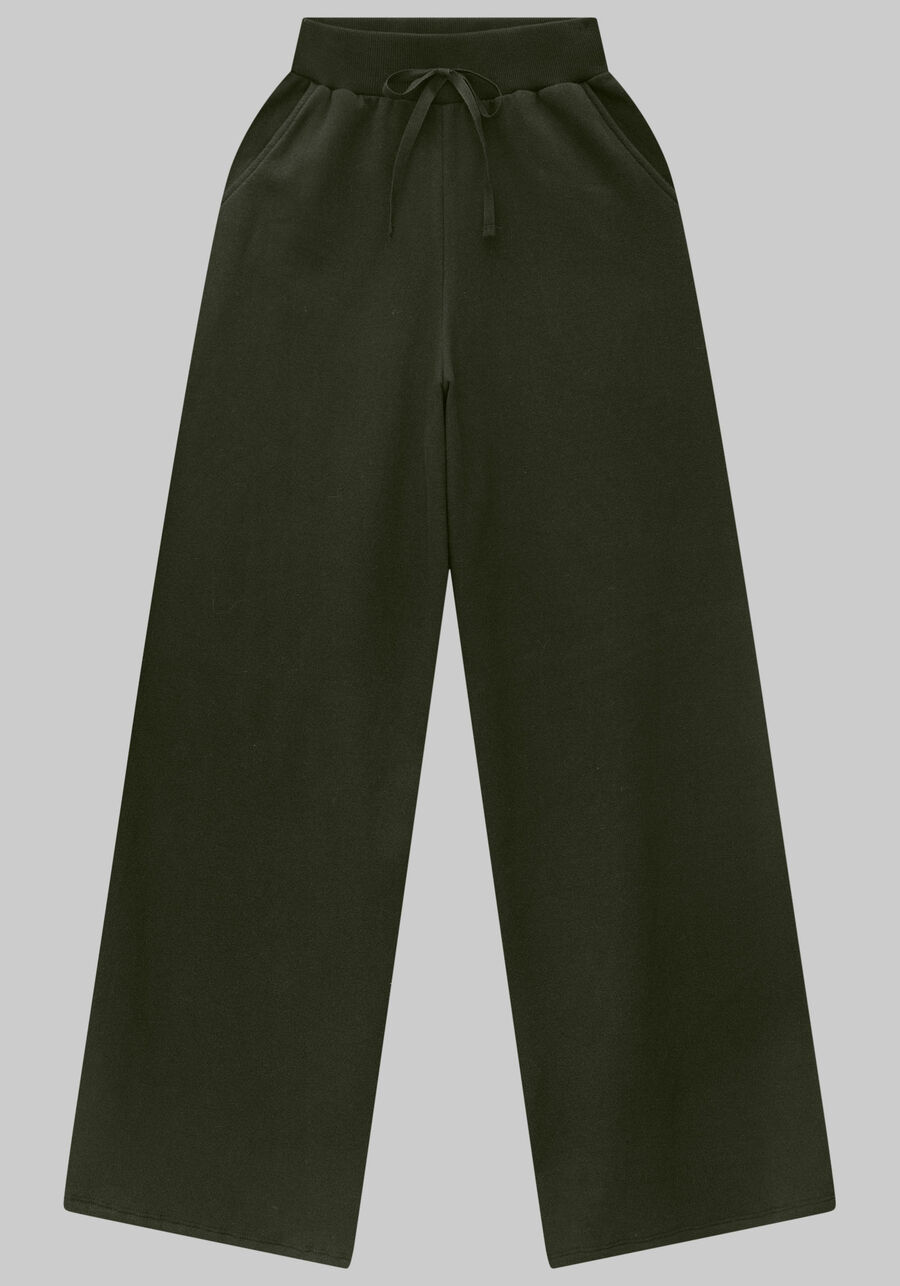 Calça Moletom Pantalona com Básica, . Calça Moletom Pantalona com Básica, , large.