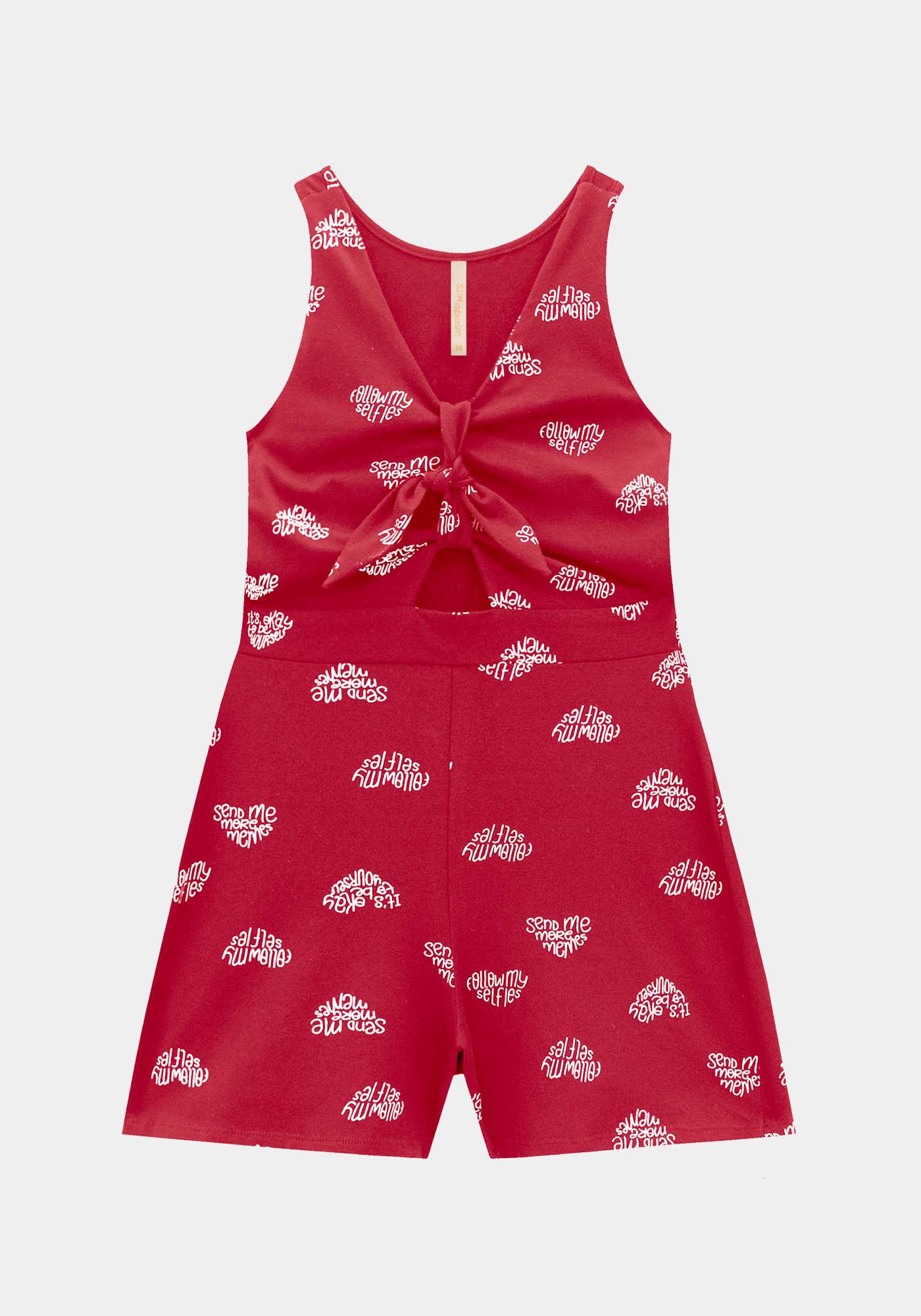 Macac&atilde;o Curto com La&ccedil;o Juvenil, , large.