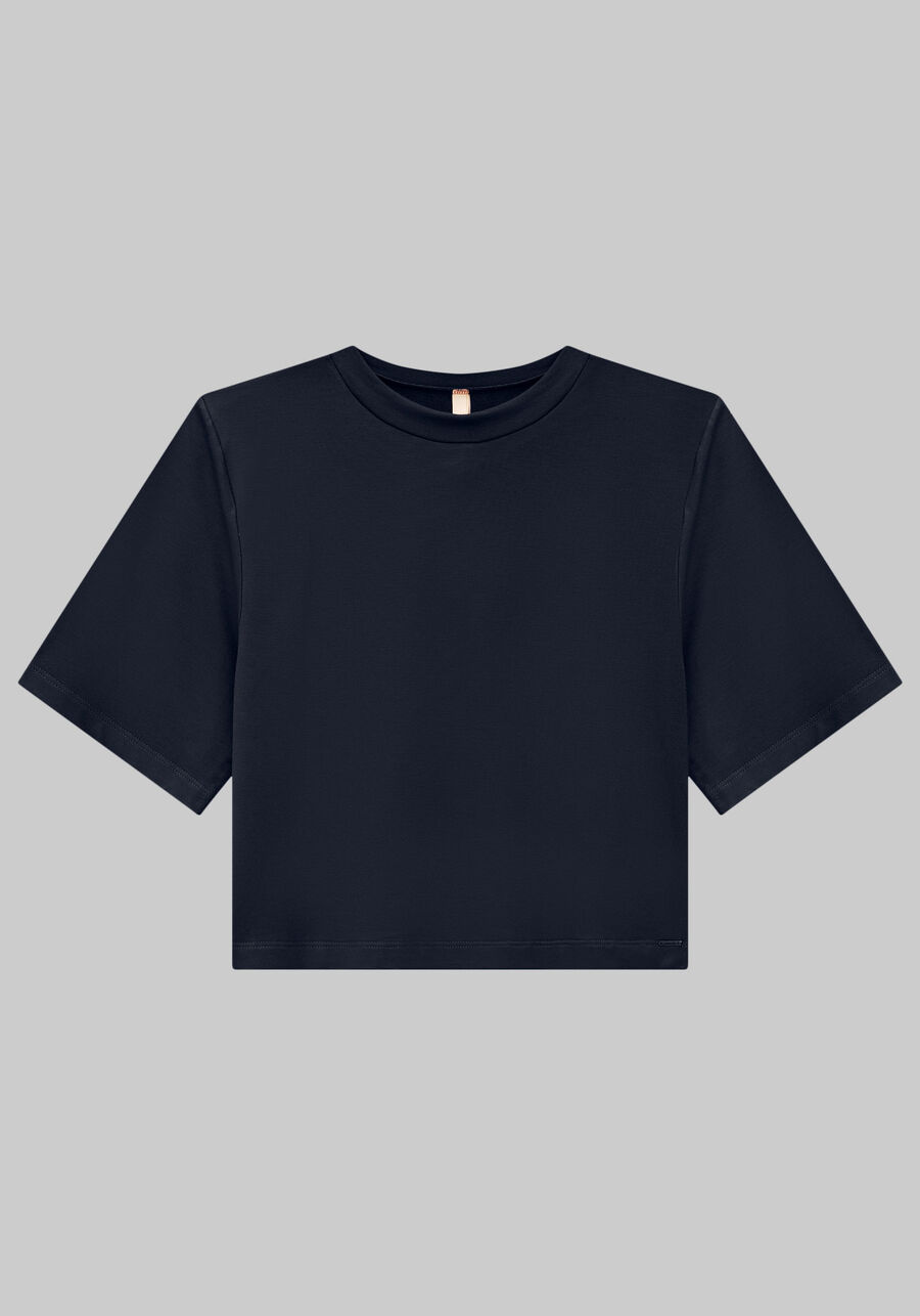 Blusa Cropped em Malha Básica, . Blusa Cropped em Malha Básica, , large.